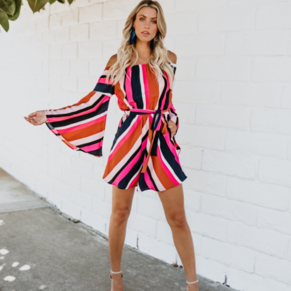 Off the shoulder dress